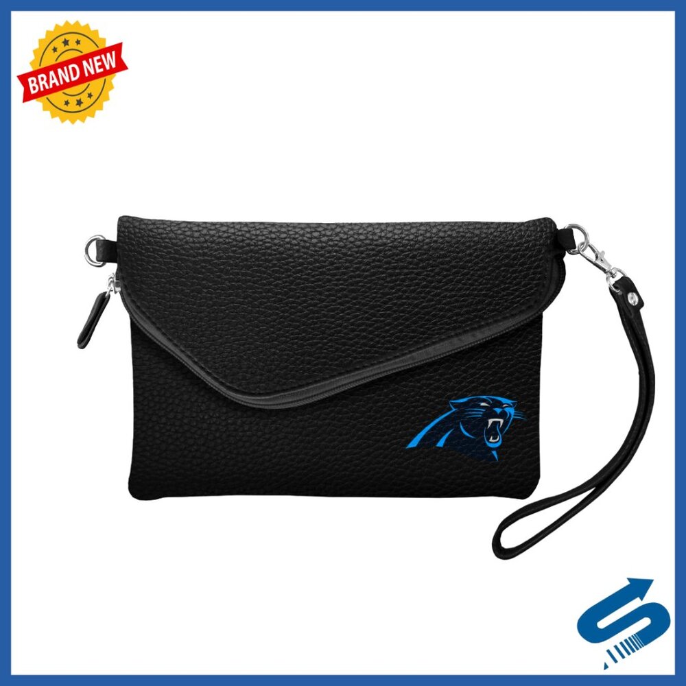 Pebble Fold Over Purse Trendy Game-Day Style Officially Licensed Nfl